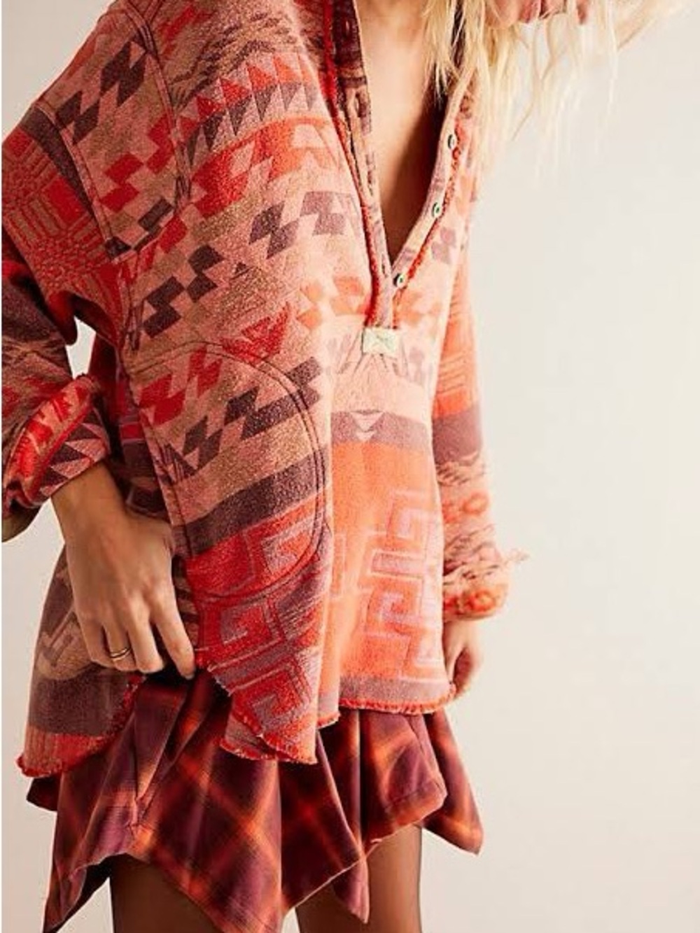 Free People Arizona Red pullover